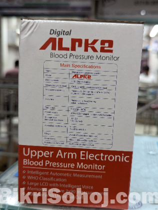 ALPK-2 Automatic Digital LCD Blood Pressure Monitor